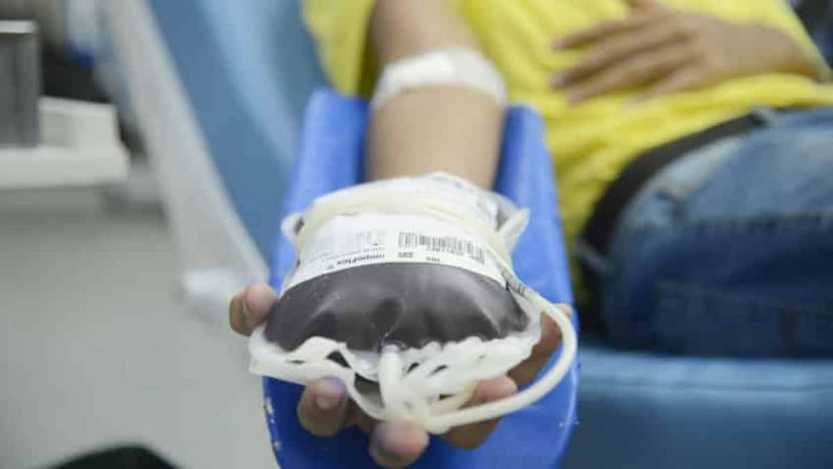 Doação de sangue no Hemorio, no centro do Rio de Janeiro