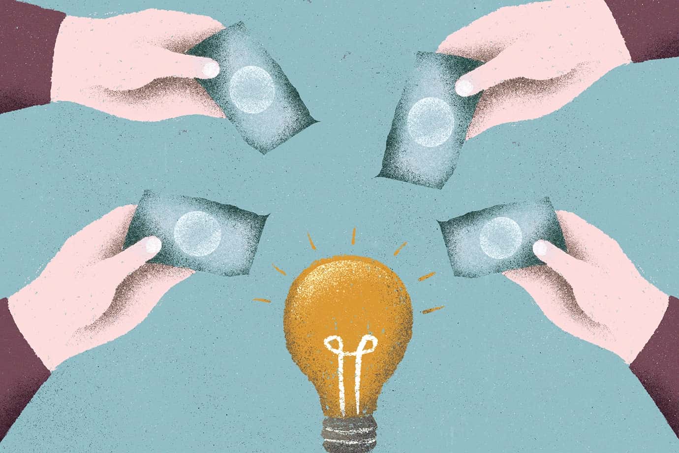 Crowdfunding Concept Investment into Idea or Business Startup