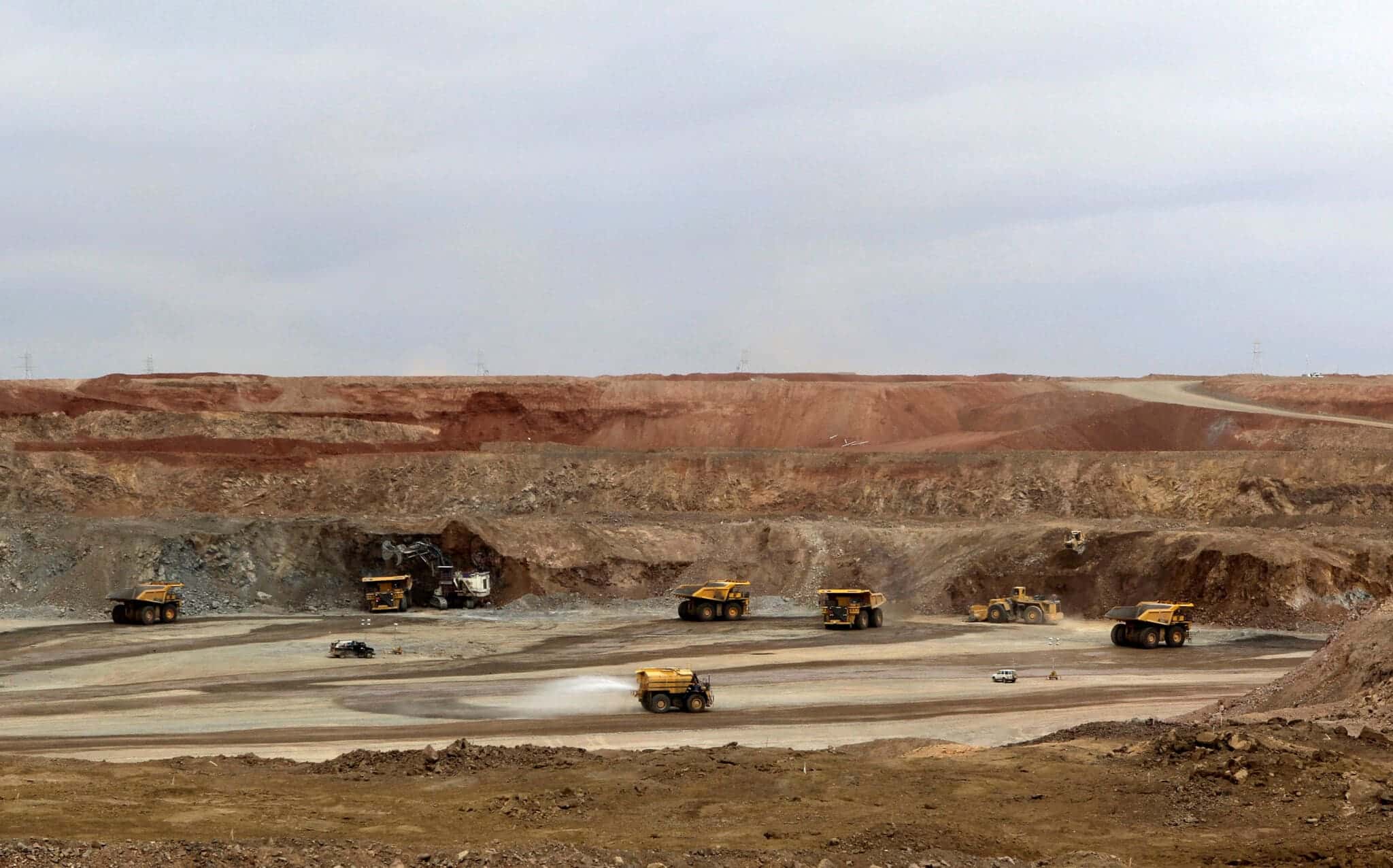 Vista de operação de mineração. 23/6/2012. REUTERS/David Stanway