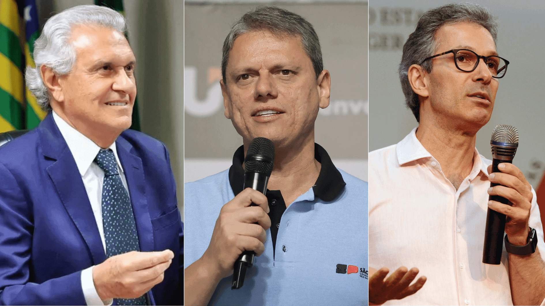 Caiado-Tarcisio-e-Zema