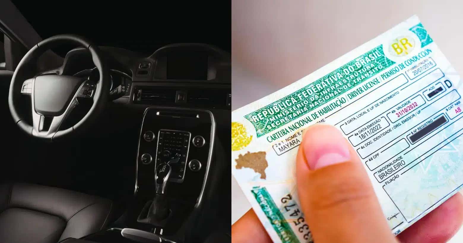 Carro-e-homem-segurando-a-CNH