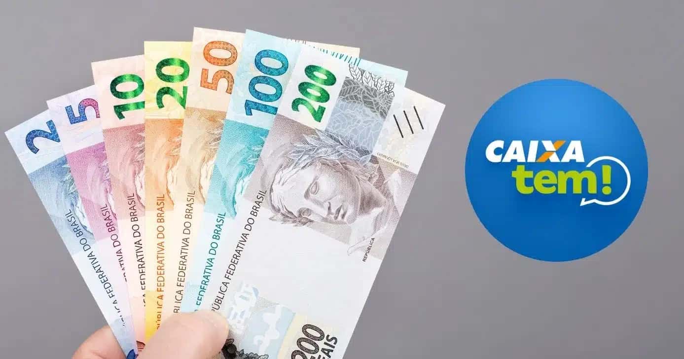 Notas-de-Real-e-logo-Caixa-Tem