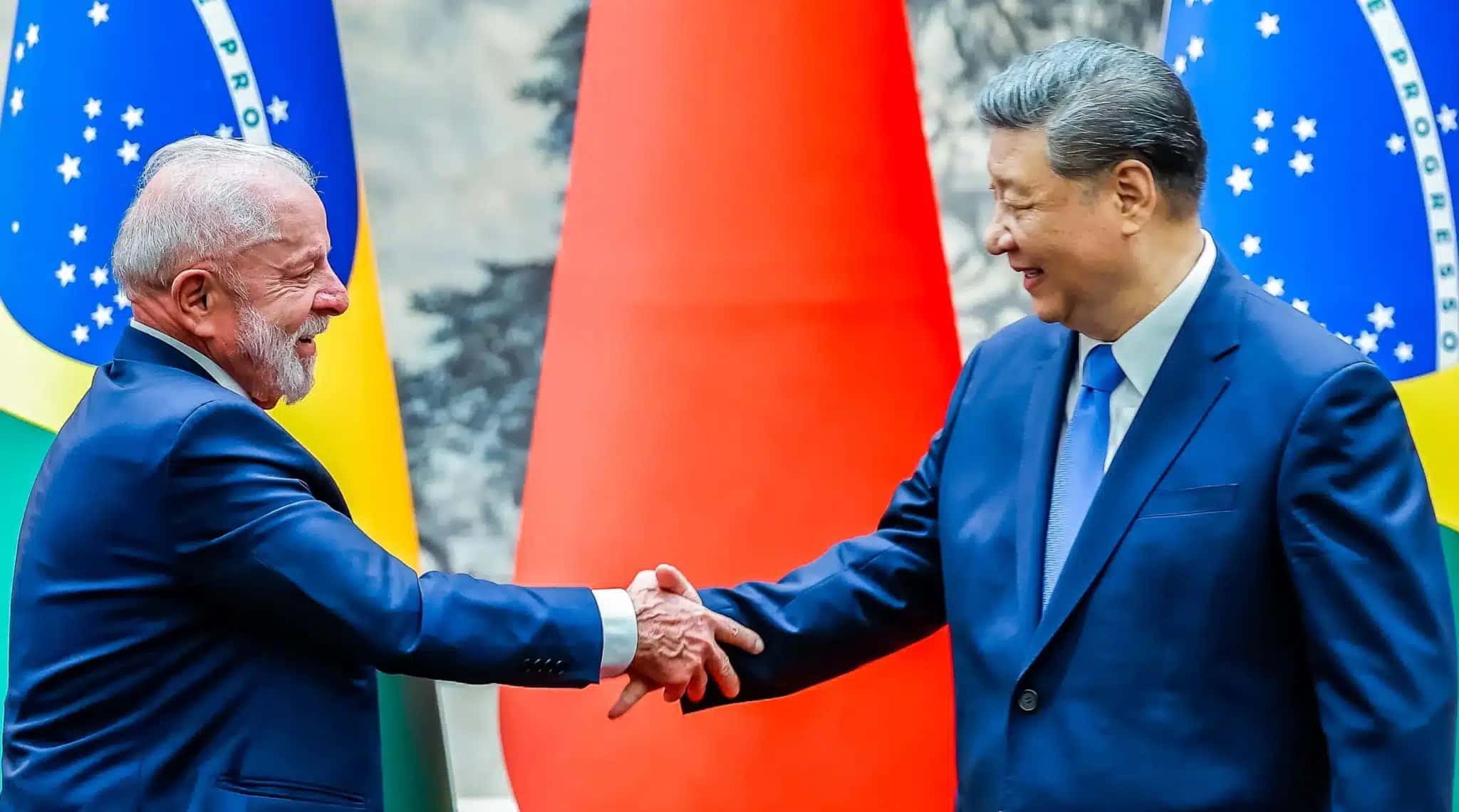 Presidente da República, Luiz Inácio Lula da Silva e o Presidente da República Popular da China, Xi Jinping