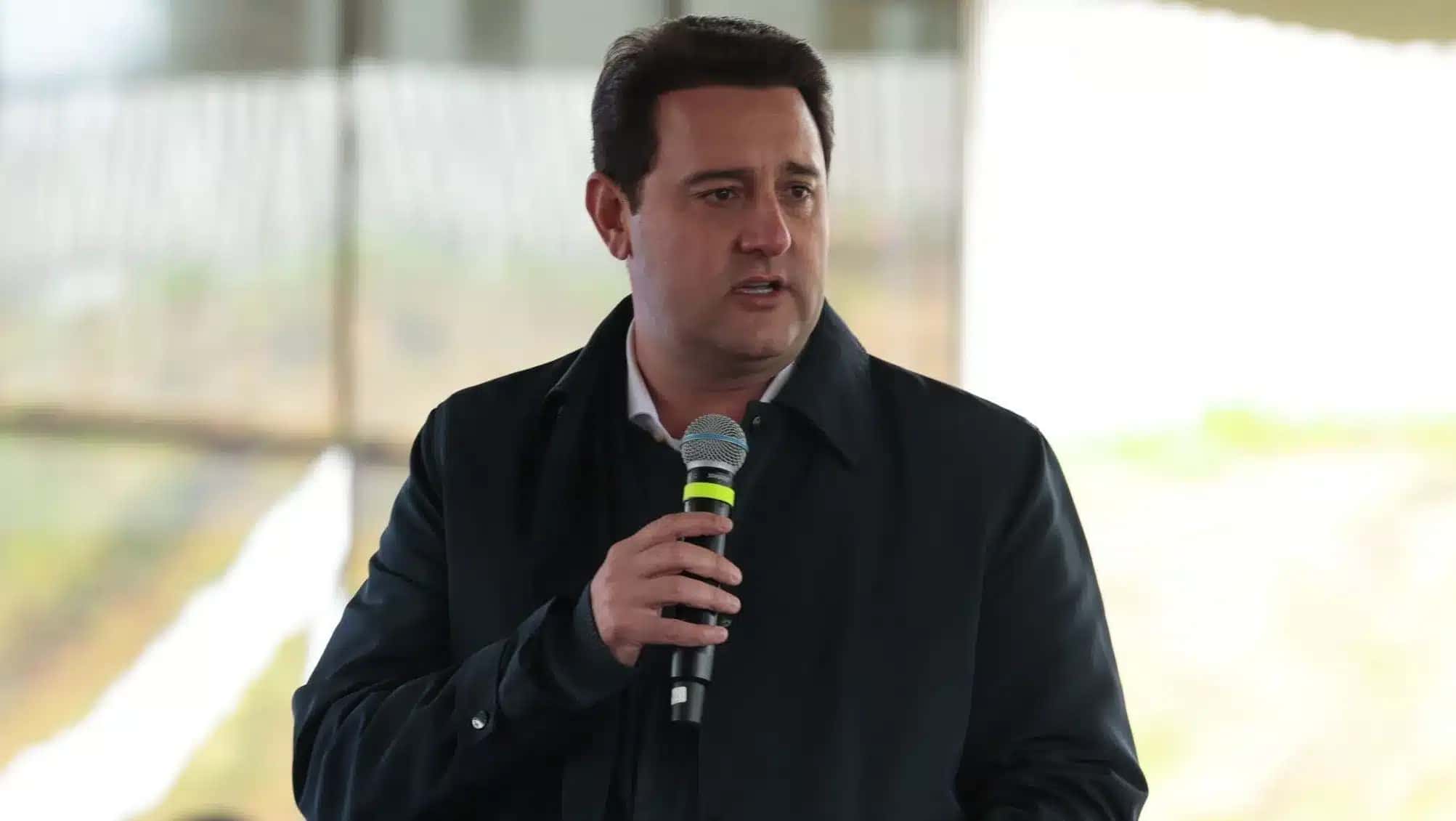 O governador do Paraná Ratinho Junior (PSD)