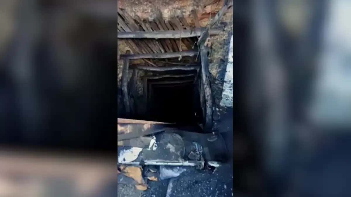 Mina de carvão onde uma explosão deixou ao menos 11 mineradores mortos no Paquistão