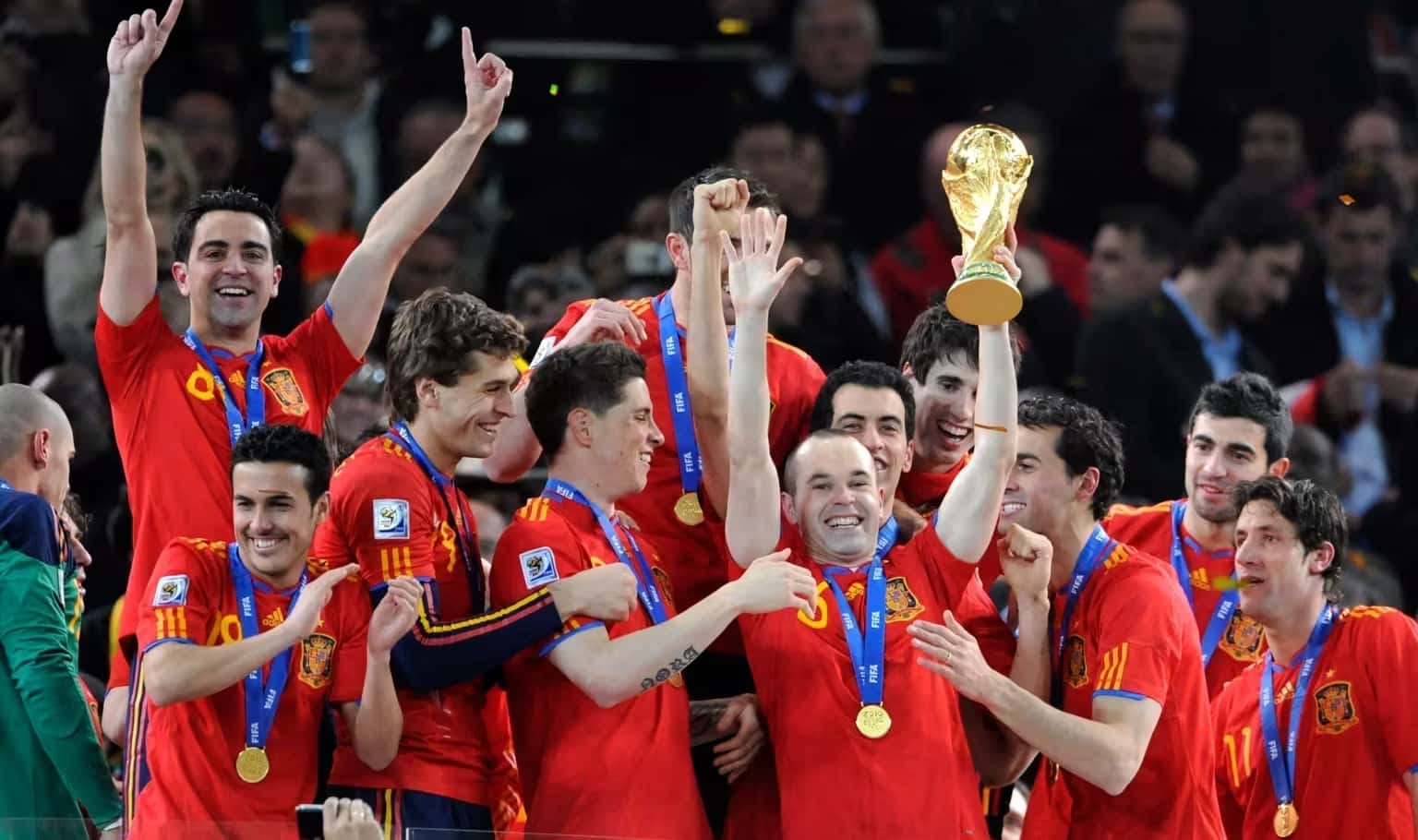 Espanha foi a grande campeã da Copa do Mundo de 2010