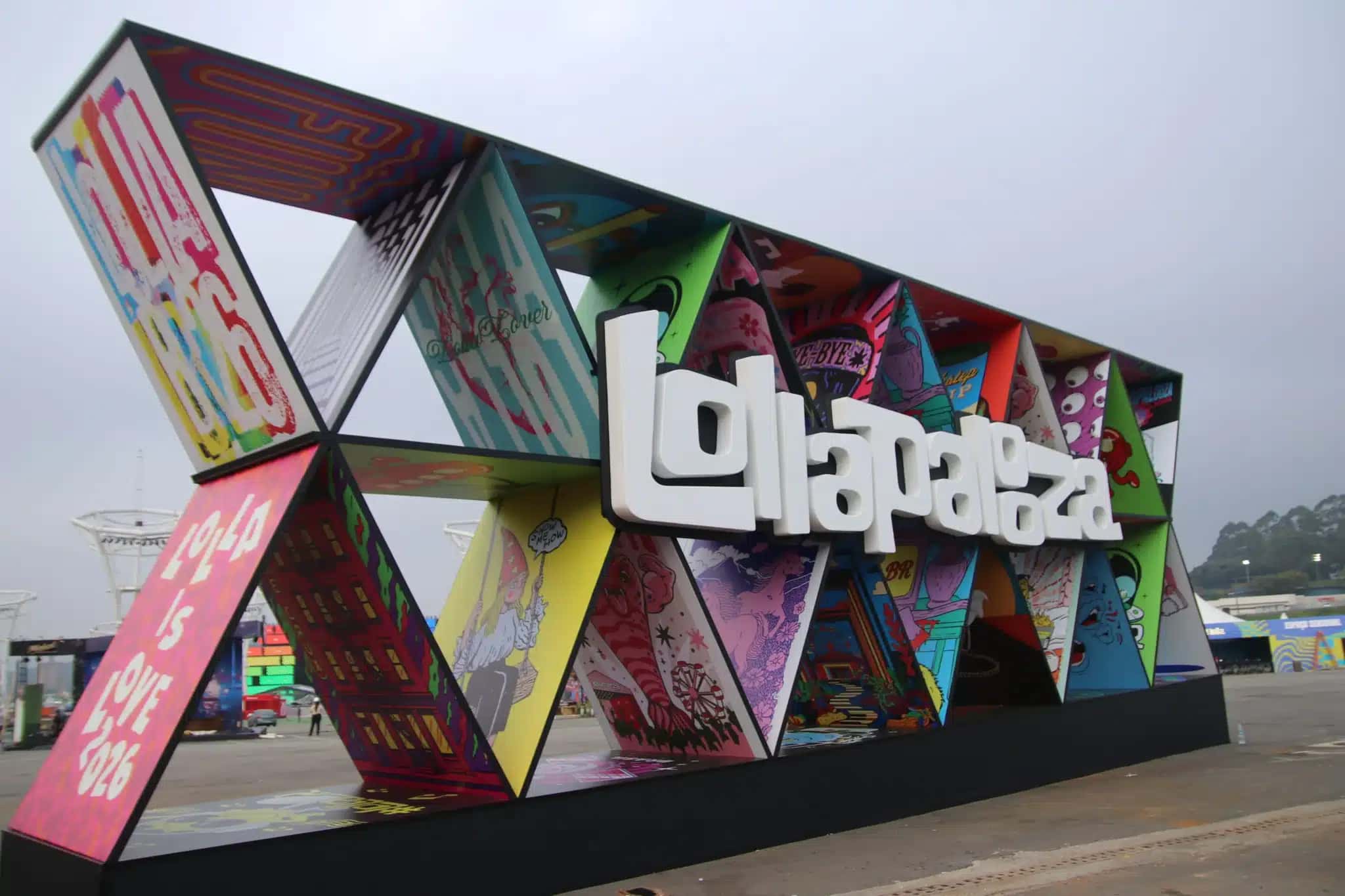 Entrada do festival musical Lollapalooza Brasil em 2026