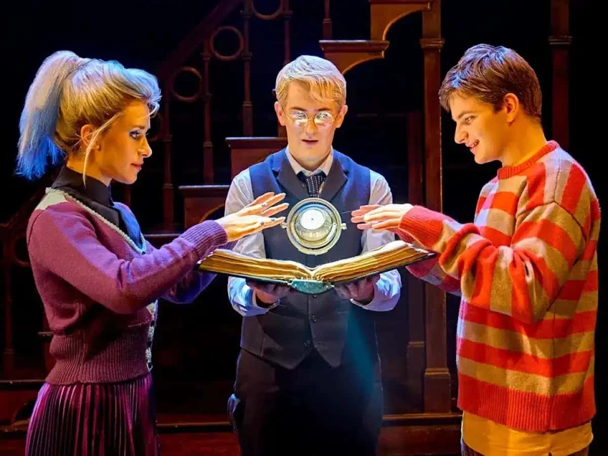 Cena da peça "Harry Potter e a Criança Amaldiçoada", em cartaz no West End, em Londres.