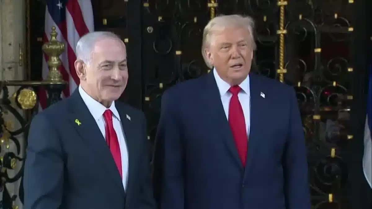 Donald Trump e Benjamin Netanyahu se reúnem na Flórida