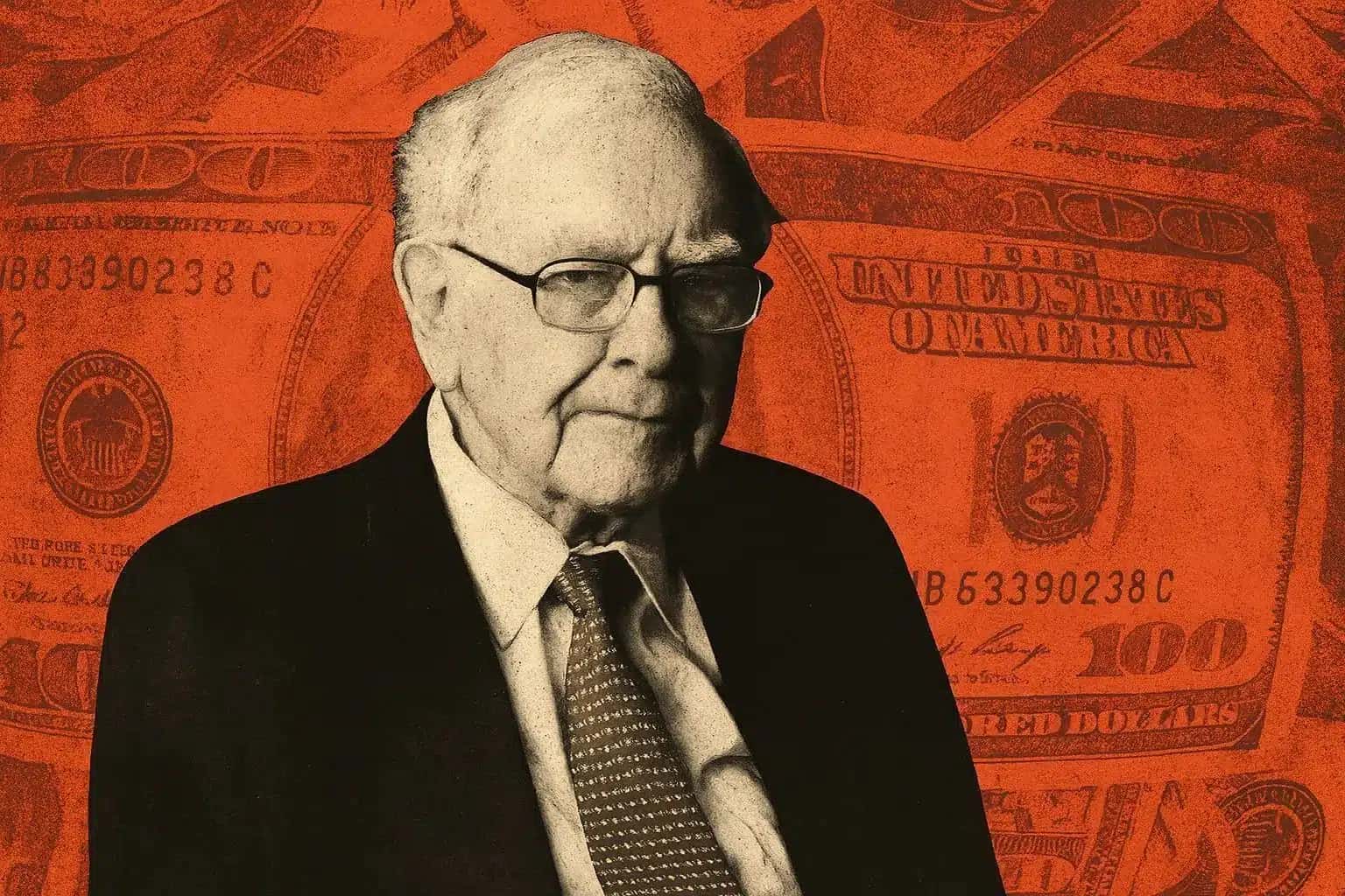 Ilustração de Warren Buffett