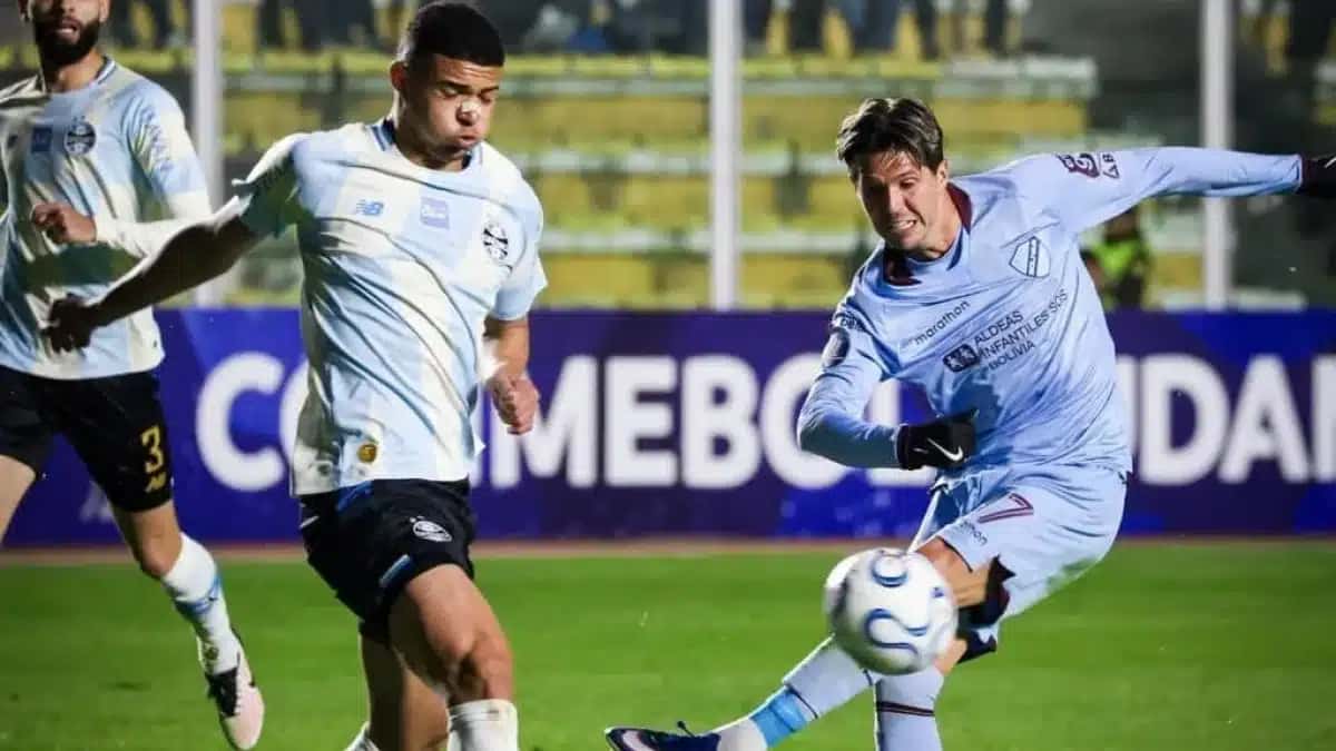 Lance de Bolívar 3 x 2 Grêmio pela Copa Sul-Americana