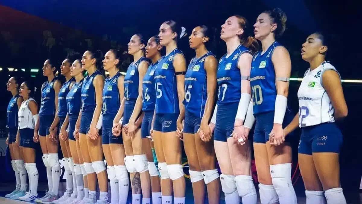 Brasil foi derrotado pelos EUA na VNL Feminina