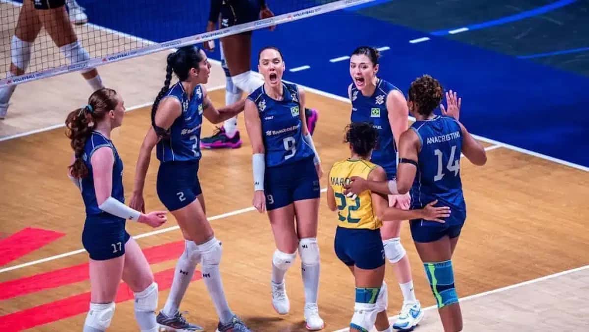 Brasil venceu a Itália na semifinal da VNL