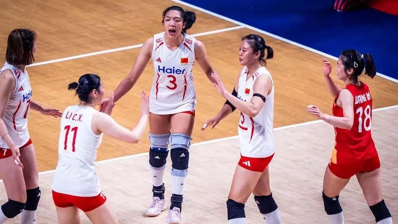 China surpreendeu os EUA na VNL Feminina