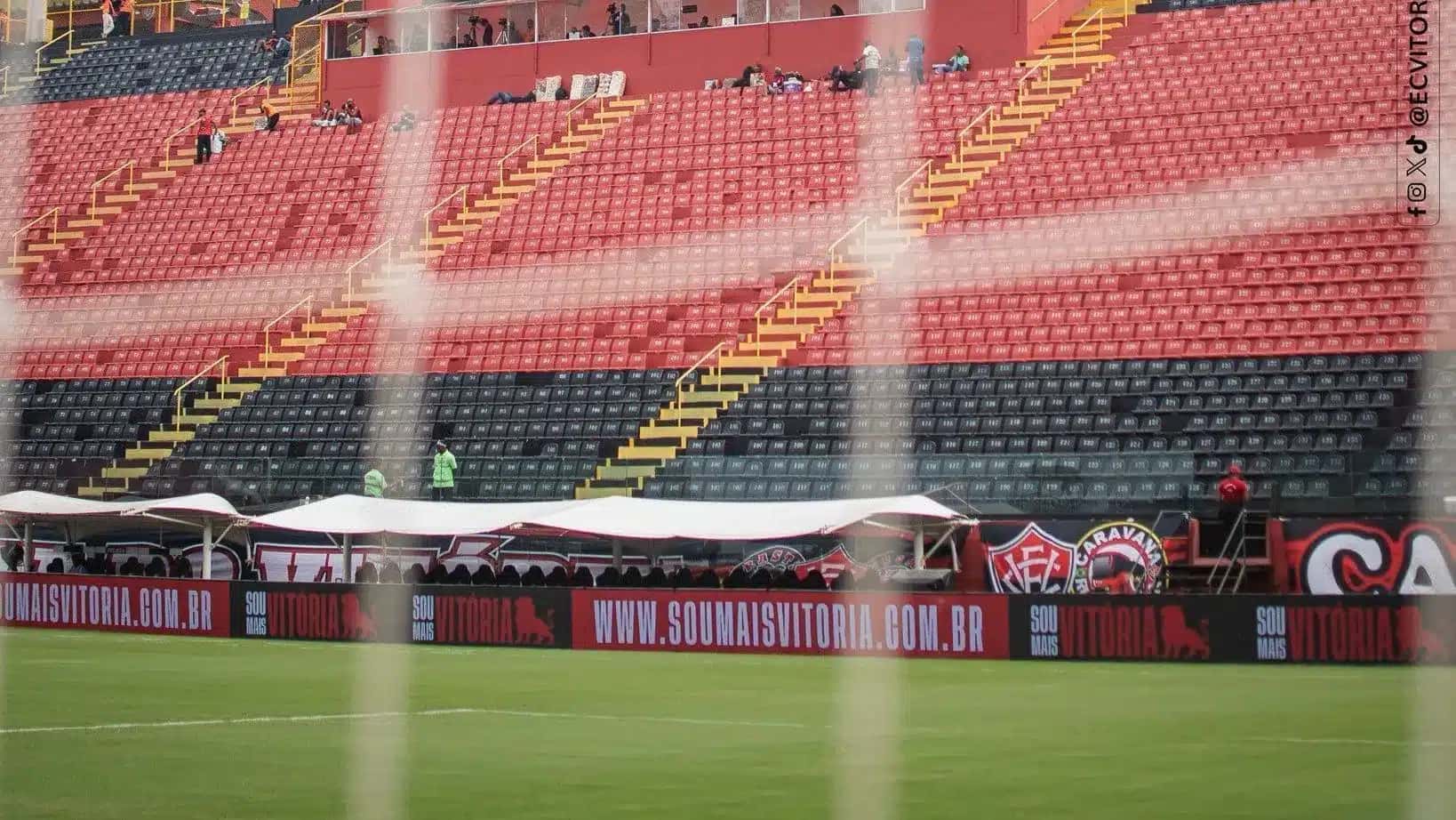 Estádio Barradão, em Salvador, na Bahia