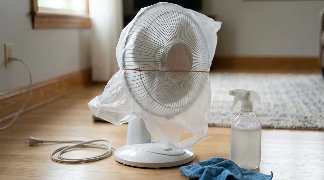 A limpeza do ventilador sem desmontar é uma forma prática de remover sujeira do aparelho usando poucos itens do dia a dia, sem precisar mexer na estrutura.