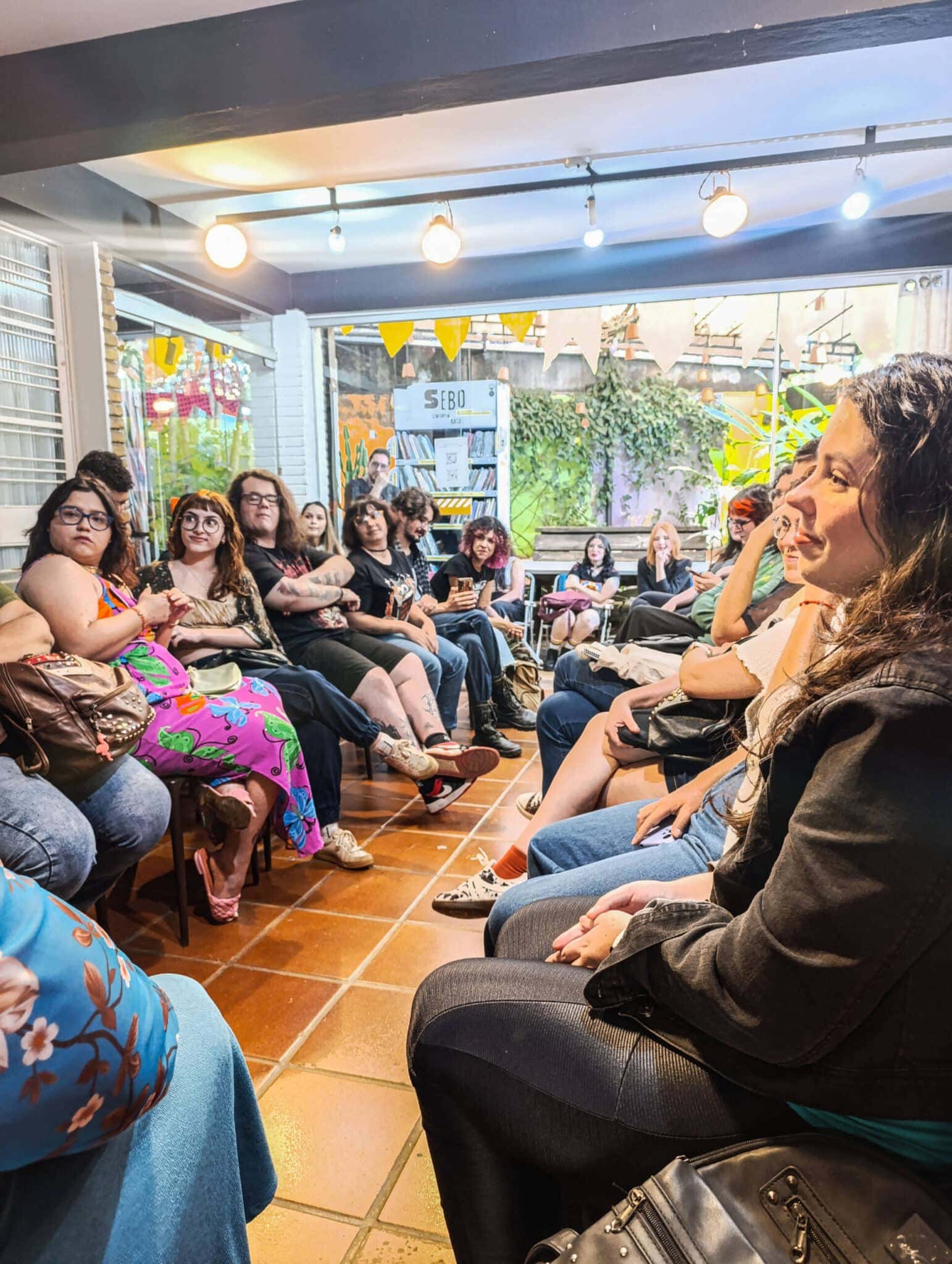 Participantes do Encontro Mulheres nos Jogos Goiás durante uma das edições do meetup.