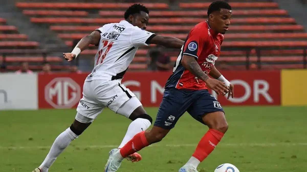 Lance de Independiente Medellín x Vasco pela Copa Sul-Americana