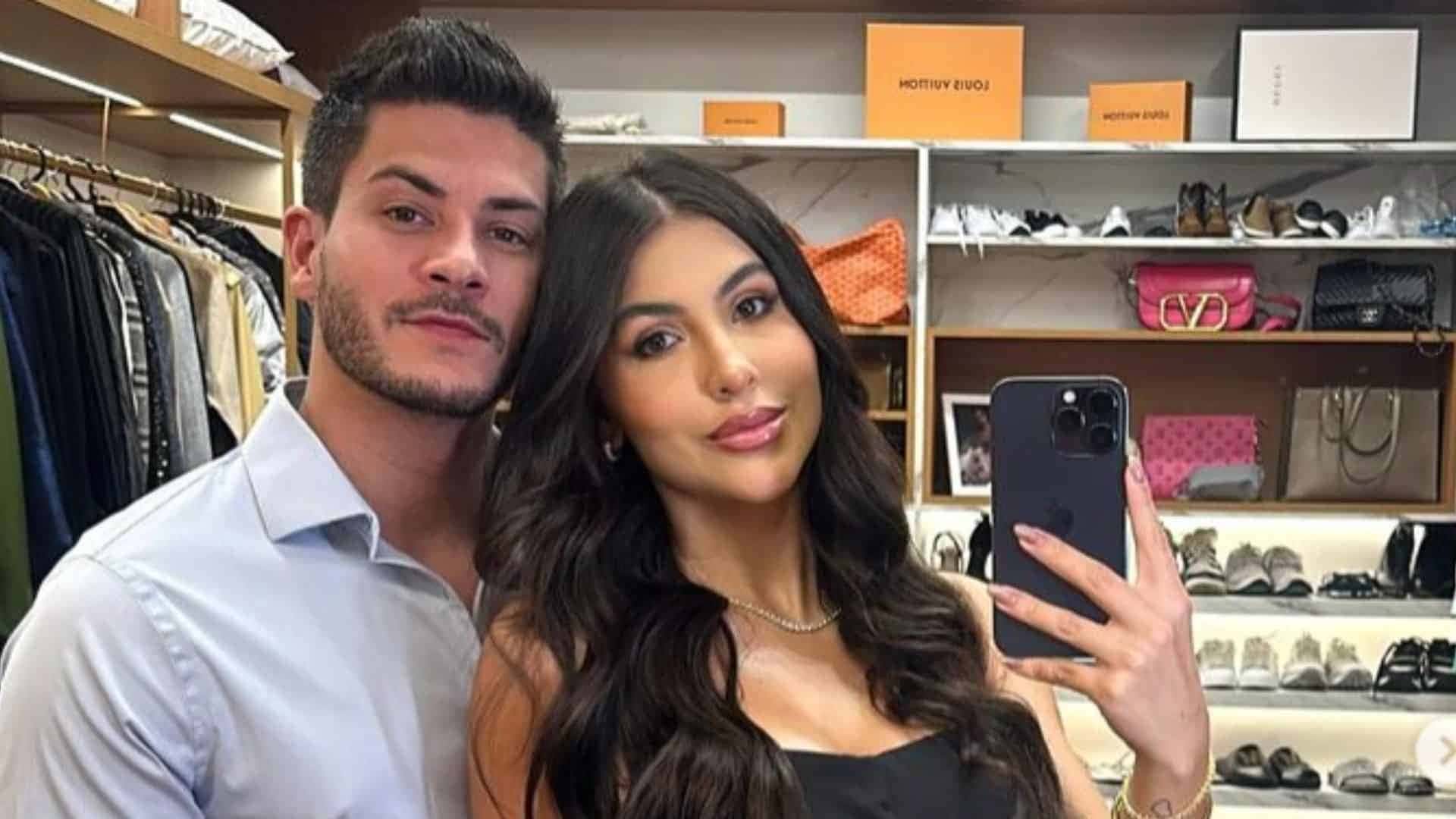 Arthur Aguiar e Jheny Santucci – Reprodução/ Instagram