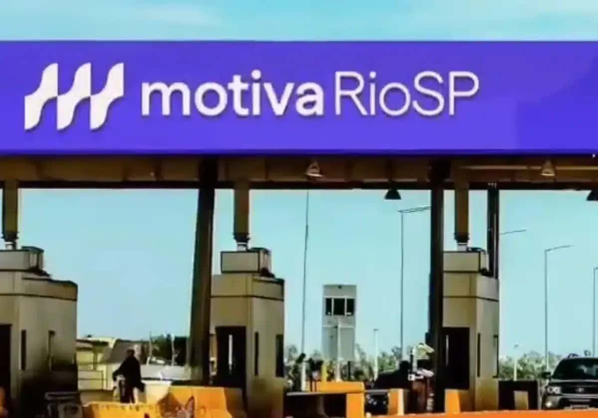 Logo da Motiva RioSP em pedágio