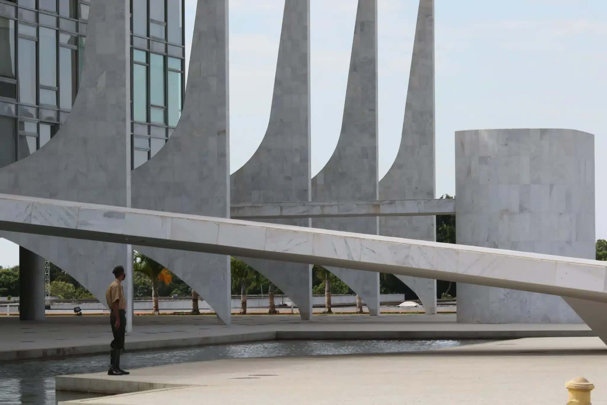 Palácio do Planalto, na Praça dos Três Poderes, em Brasília