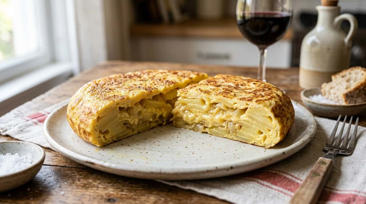 A versão apresentada pelo chef combina 600 gramas de batata com nove ovos.