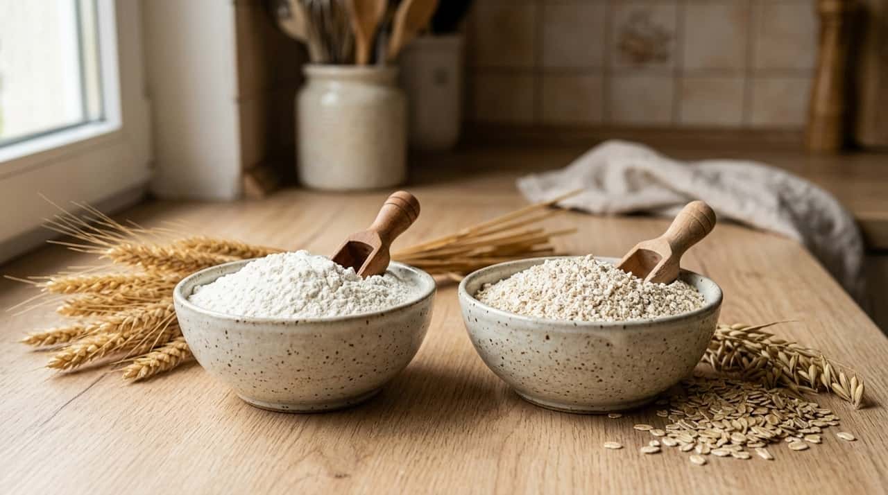 A versão tradicional passa por um processamento intenso, perdendo casca e germe ao longo da produção.