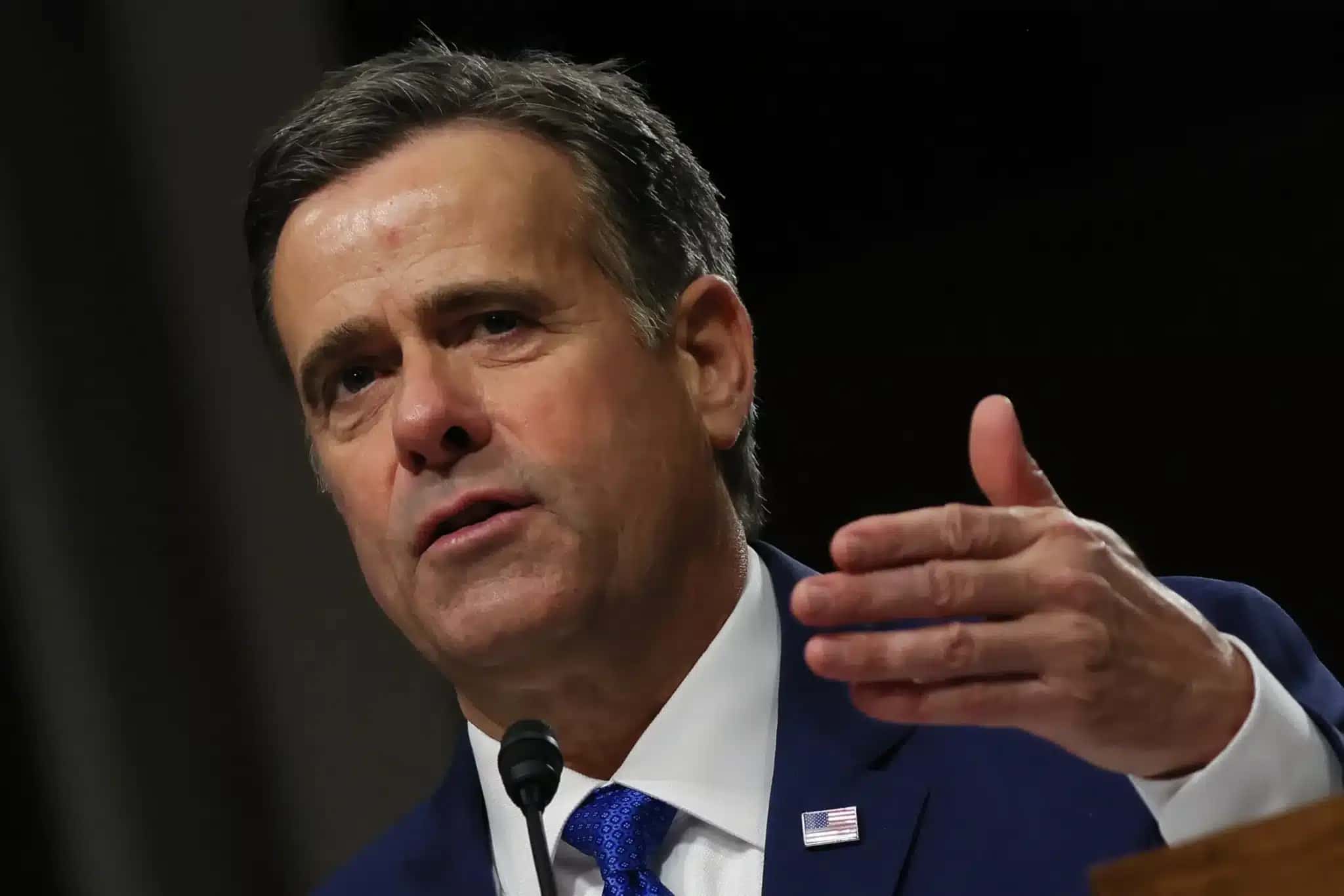 Former US Director of National Intelligence John Ratcliffe testifies before a Senate Intelligence Committee hearing on his nomination to be CIA director, on Capitol Hill in Washington, DC, on January 15, 2025. (Photo by Jemal COUNTESS / AFP)