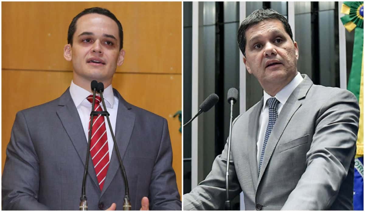 Lorenzo Pazolini e Ricardo Ferraço. Fotos: Tati Beling/Ales; e Waldemir Barreto/Agência Senado