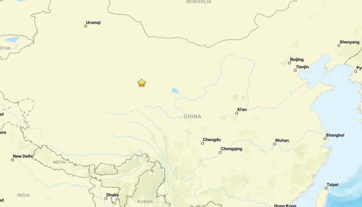Tremor de magnitude 5,9 atinge a região de Dunhuang, na China