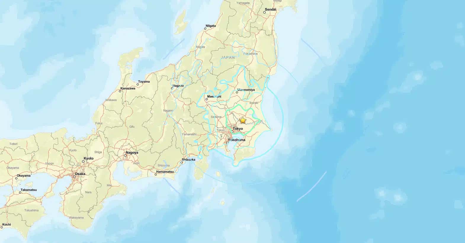 Terremoto de magnitude 5,8 atinge o Japão