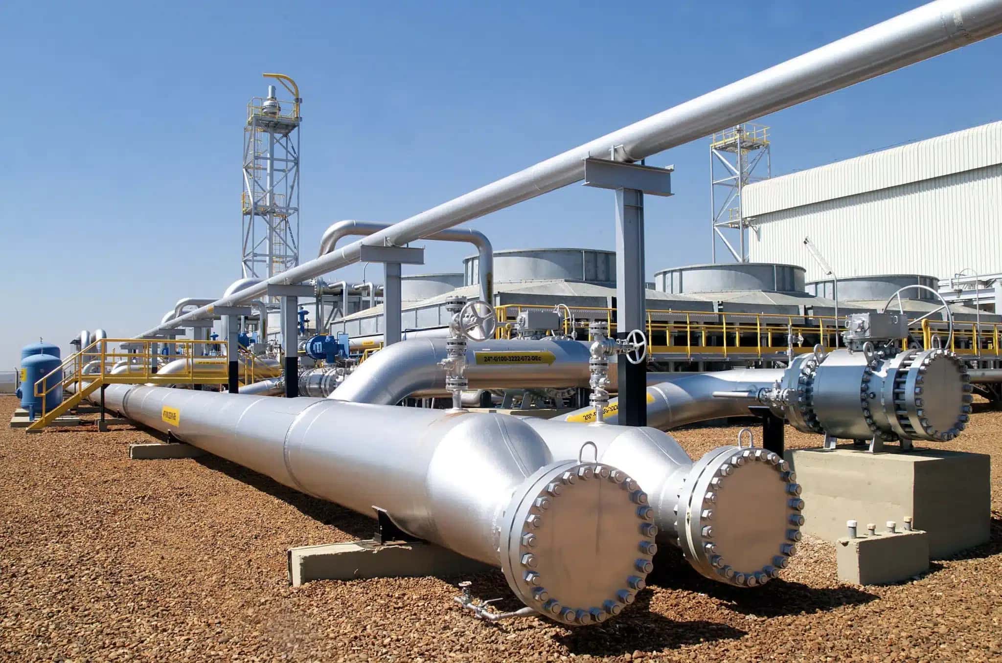 Gasoduto estação de compressão de Iacanga