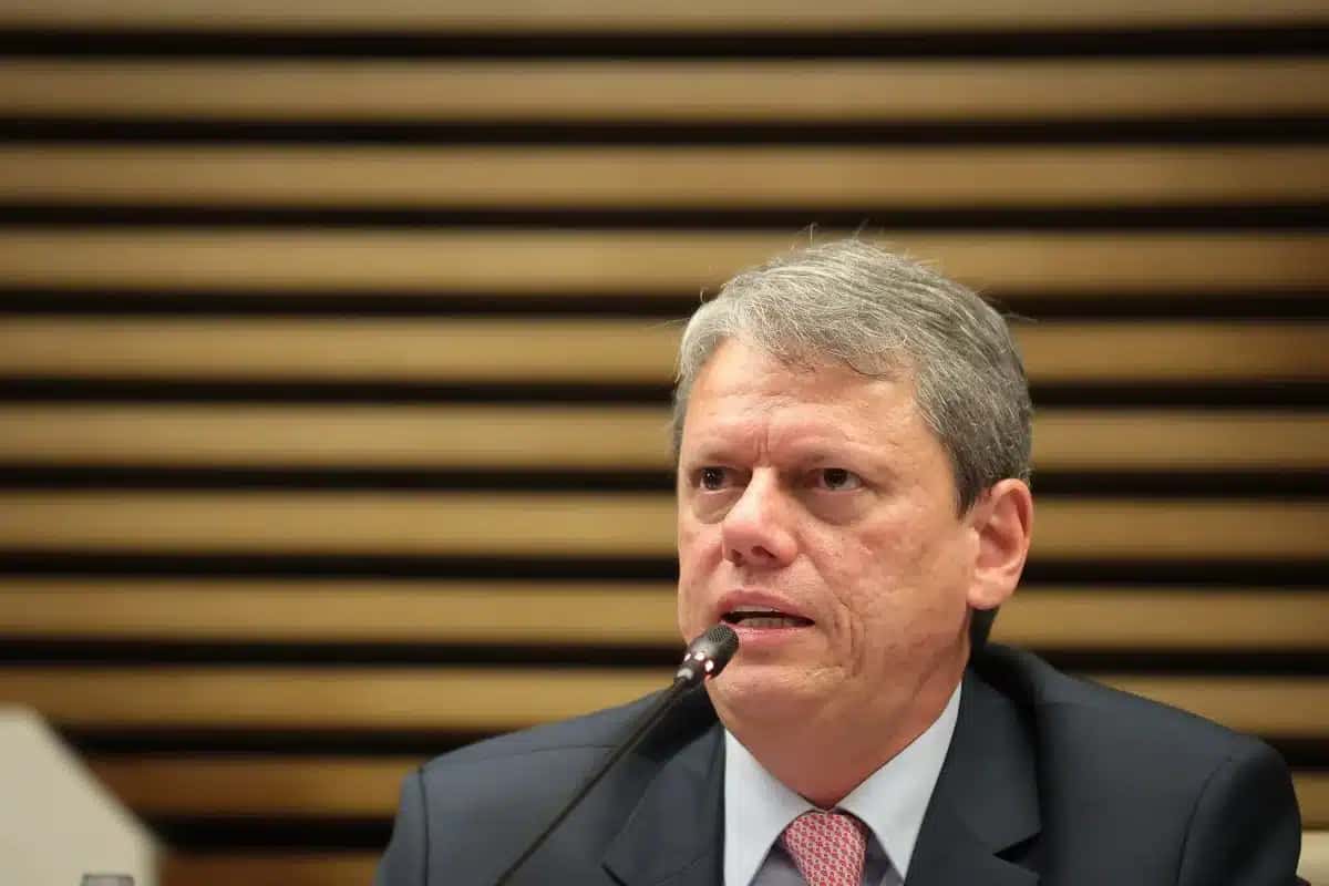 O governador de SP, Tarcísio de Freitas (Republicanos). Foto: Pablo Jacob/Governo do Estado de SP