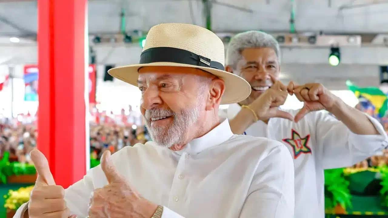 Presidente da República, Luiz Inácio Lula da Silva, durante convenção Federação Brasil da Esperança, no Parque de Exposições, Salvador – BA