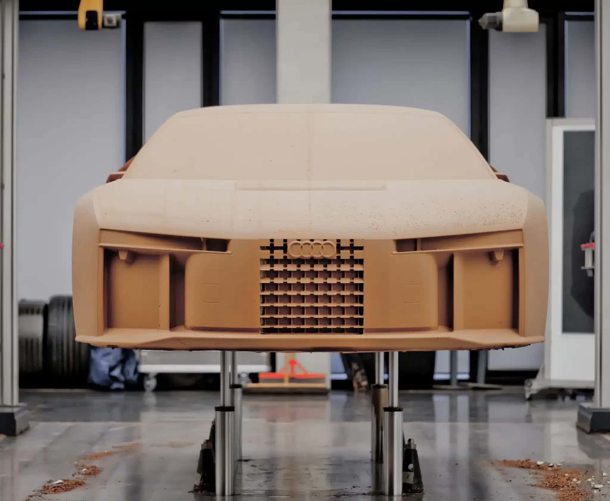 Modelo de barro em préprodução do Audi Nuvolari