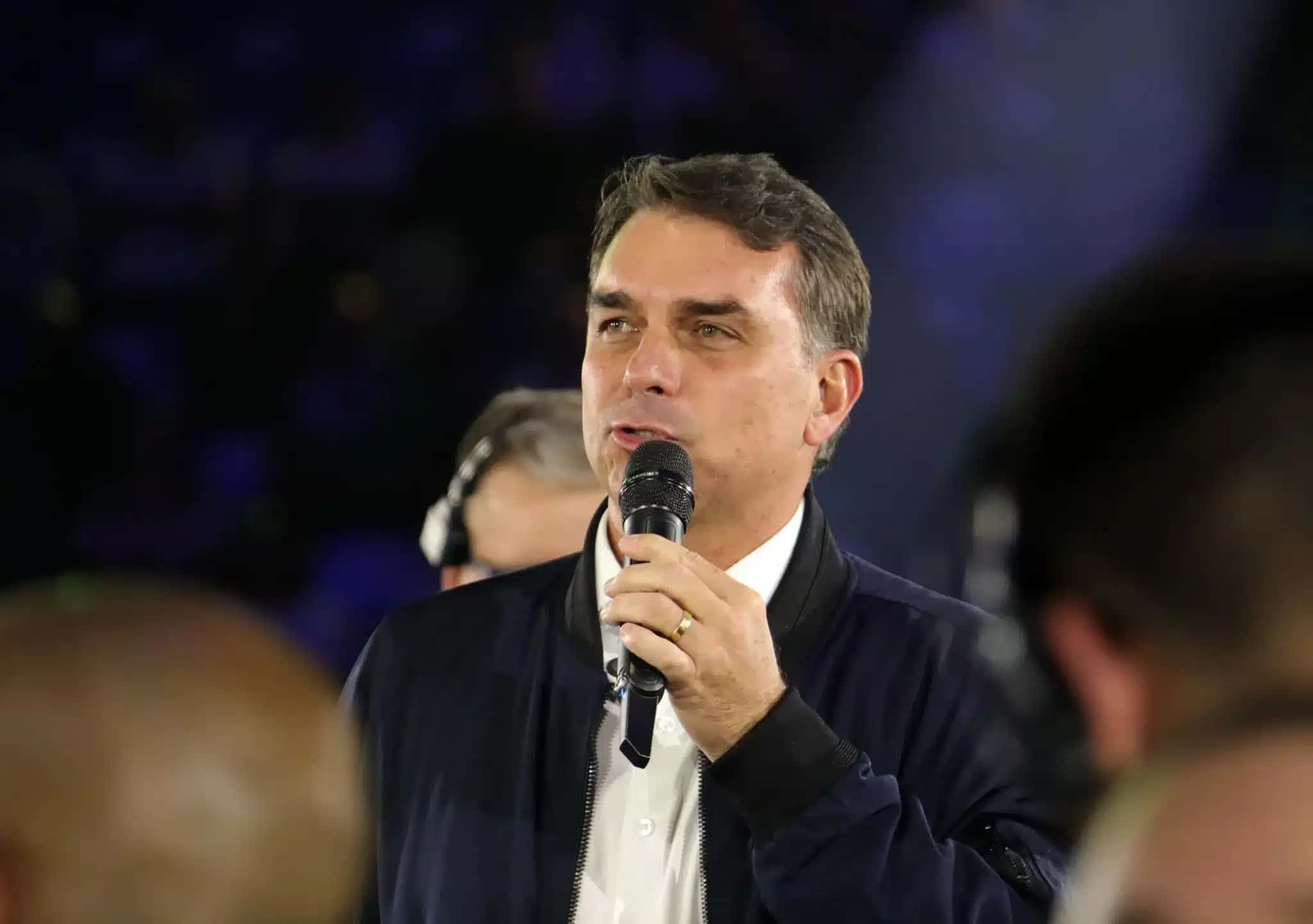 O senador e candidato à Presidência Flávio Bolsonaro (PL-RJ)