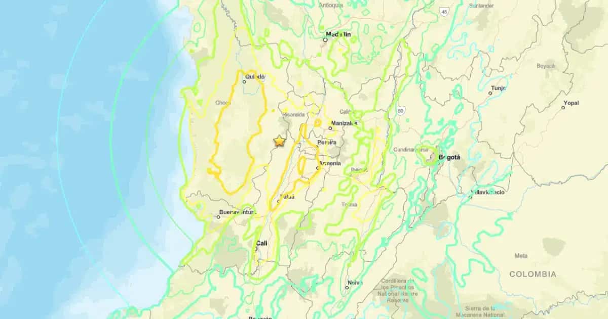 Terremoto de magnitude 7,4 atinge a Colômbia