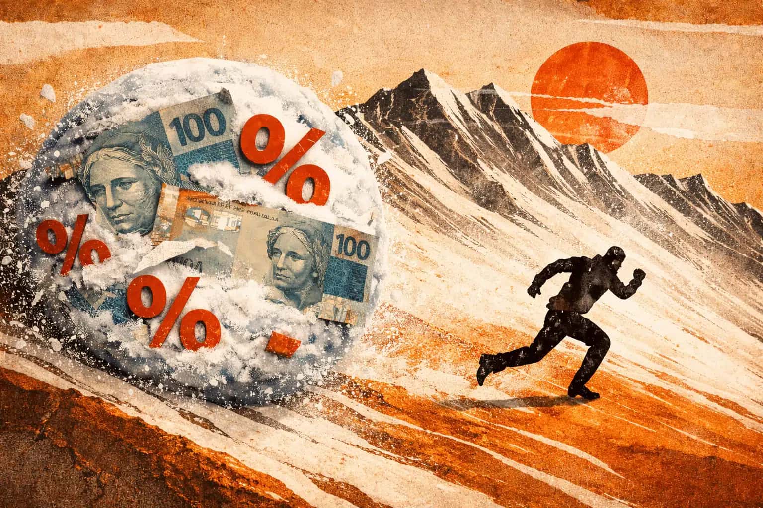 dinheiro dívidas reais juros