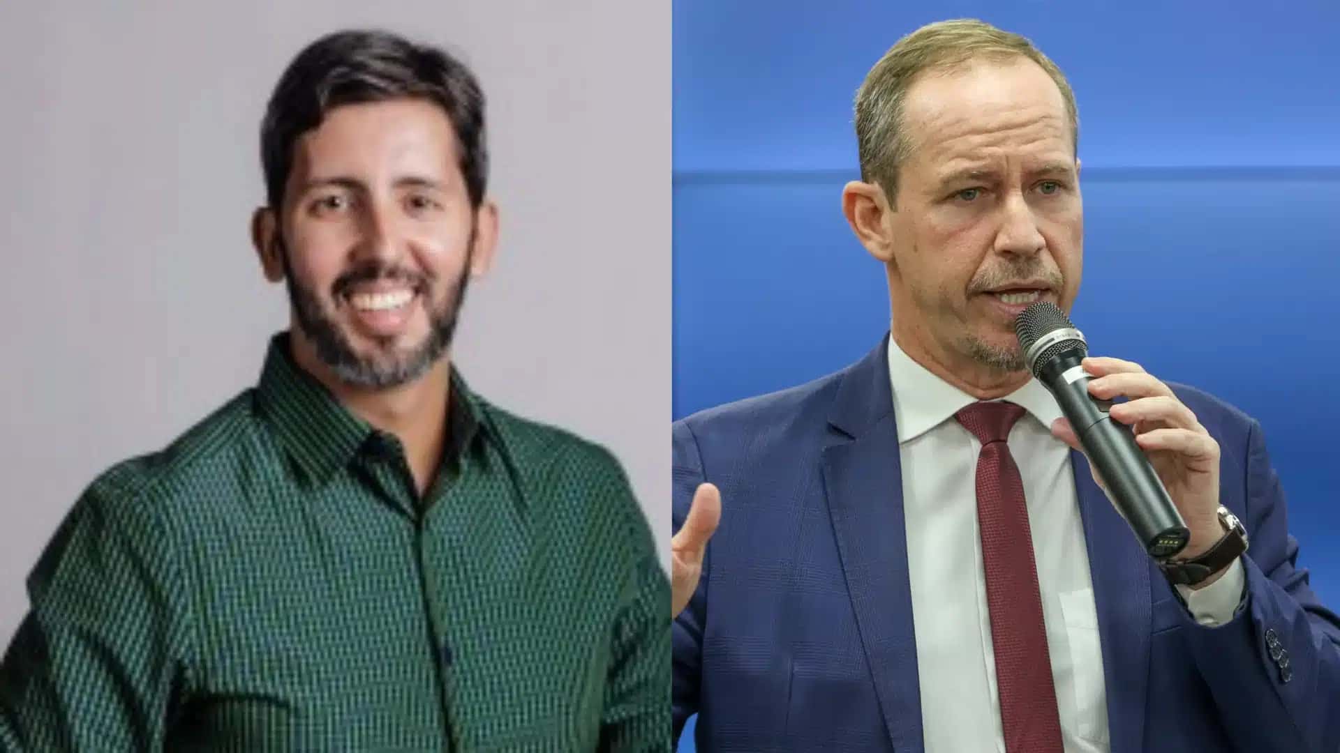 Candidatos ao governo do DF, Leandro Grass (PT) e Ricardo Capelli (PSB)