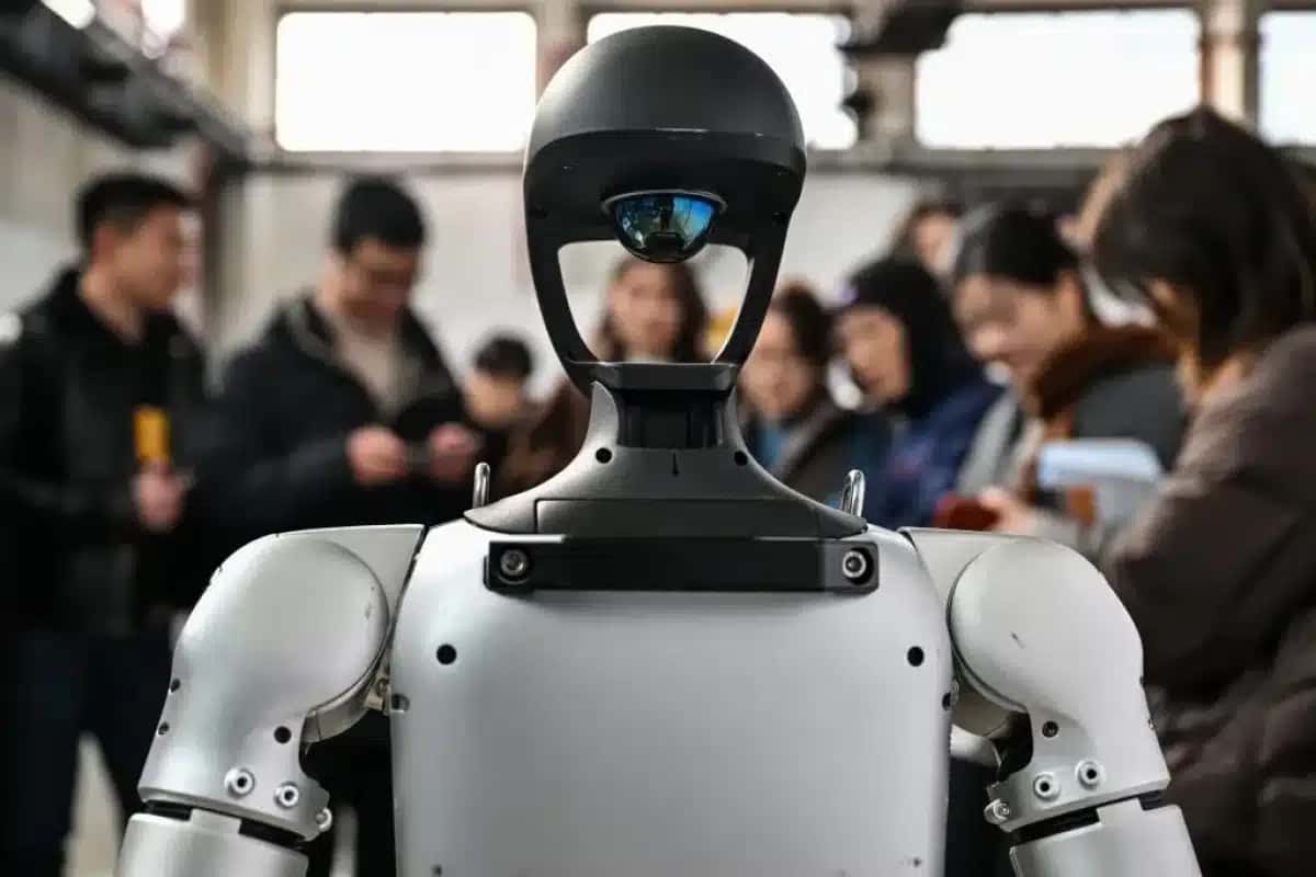 Robô humanoide da Unitree em Shanghai