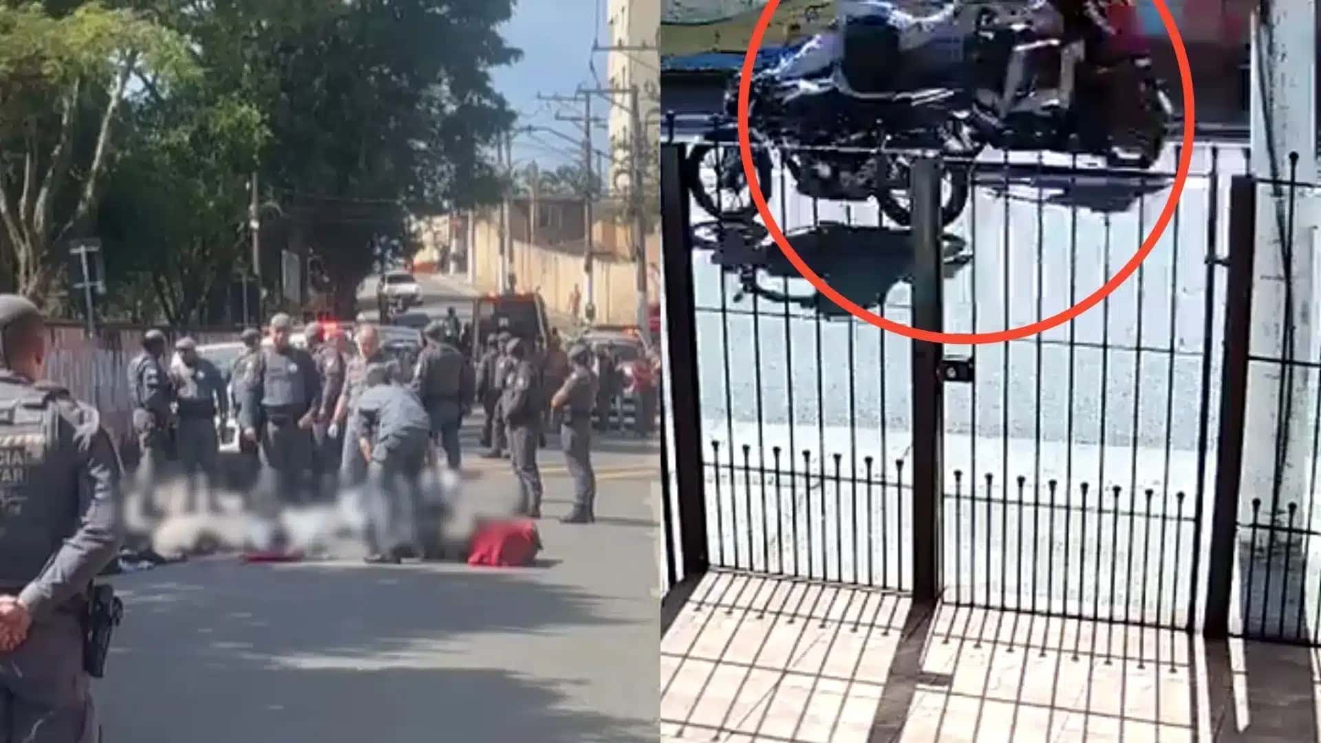 Vítimas foram baleadas durante uma tentativa de roubo na manhã deste domingo (17)