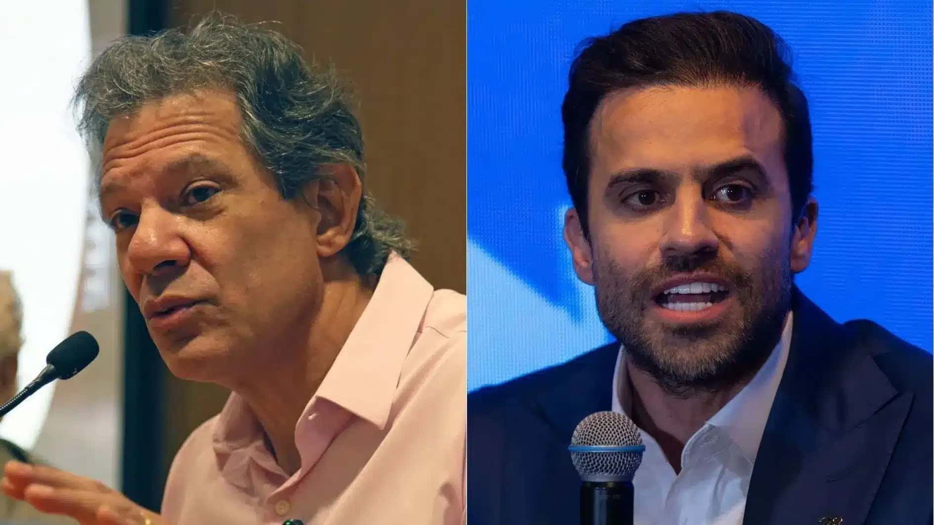 Fernando Haddad (PT) e Pablo Marçal (PRTB)