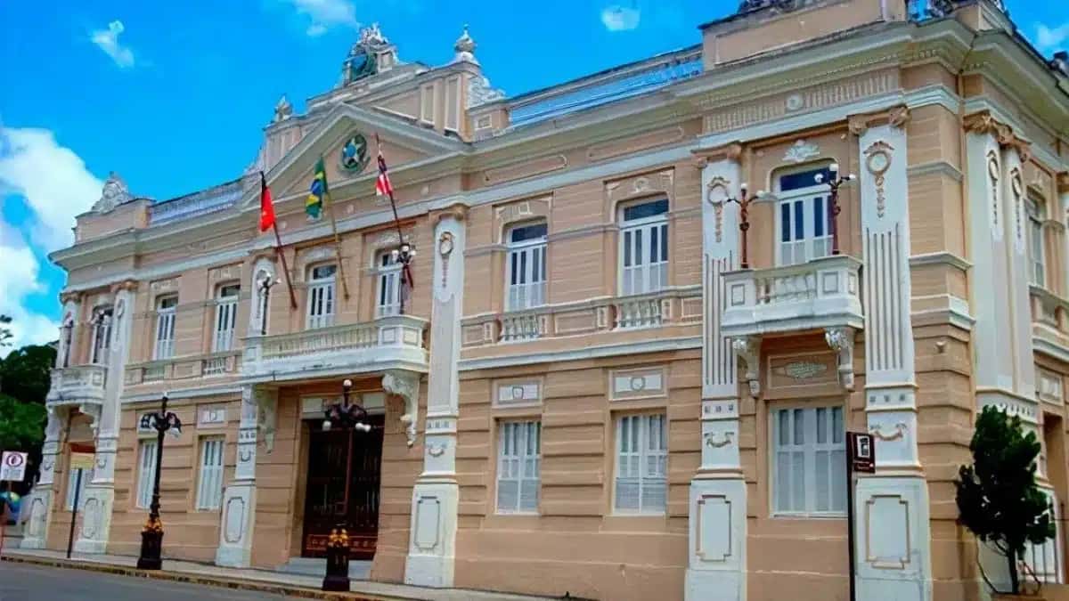 Palácio da Redenção, em João Pessoa, sede do governo da Paraíba