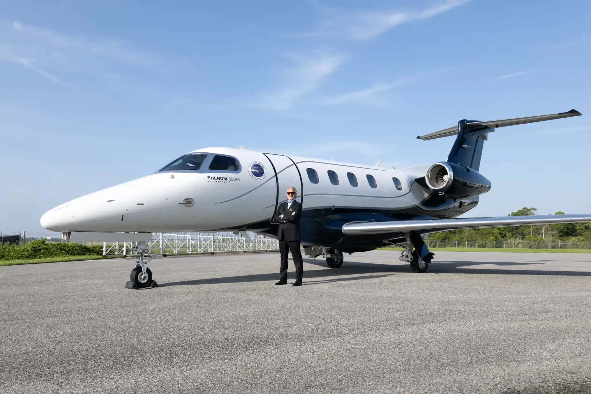 Phenom 300EV, da fabricante brasileira Embrae