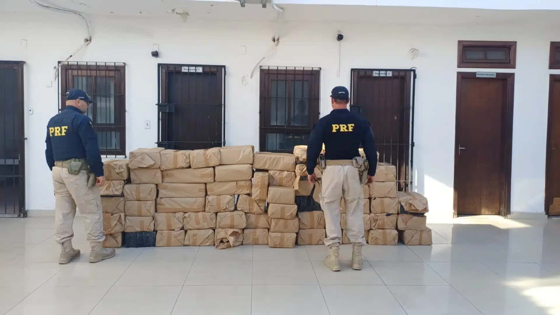 O motorista foi detido e levado à Delegacia da Polícia Federal em Cruzeiro (SP).
