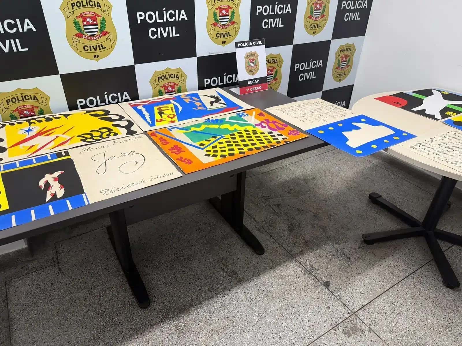 Obras de Henri Matisse foram recuperadas pela Polícia de São Paulo