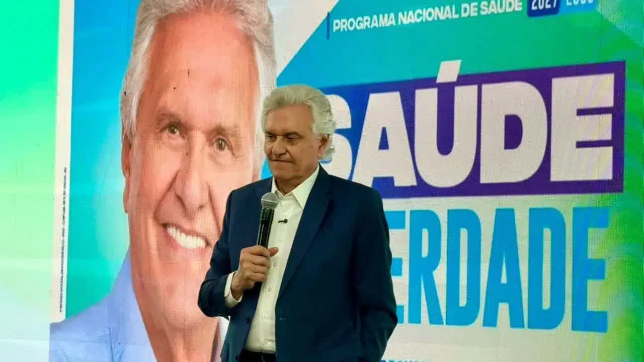 O candidato à Presidência Ronaldo Caiado (PSD)