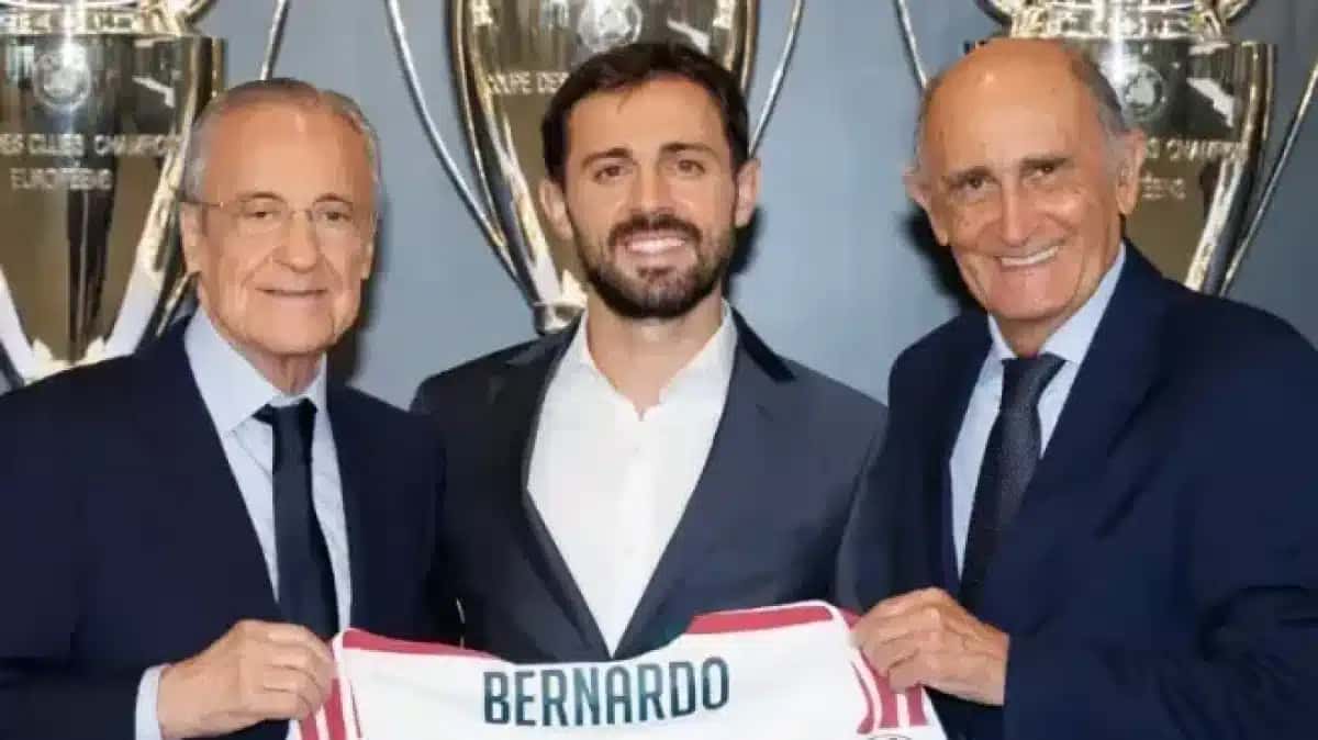 Bernardo Silva é apresentado como jogador do Real Madrid