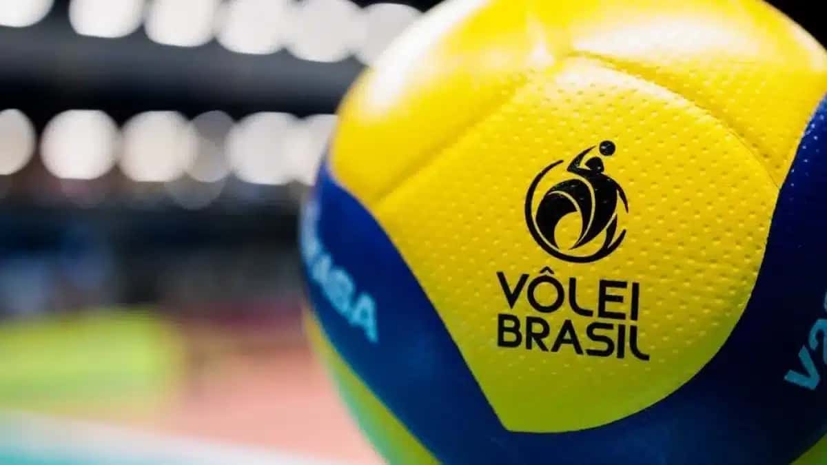 Bola utilizada na Superliga de Vôlei