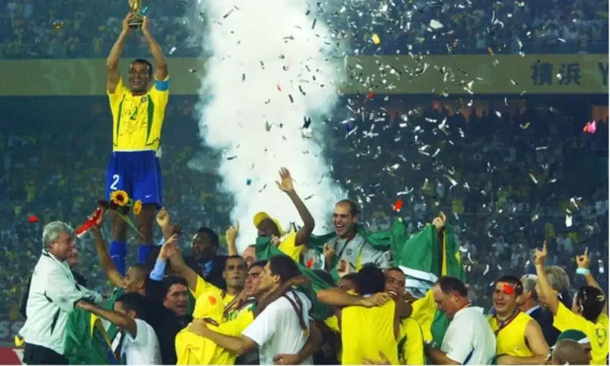 Brasil campeão da Copa do Mundo em 2002